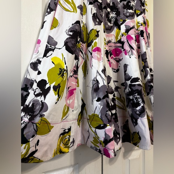 Maggie London fit & flare floral midi dress Sz 16 - Picture 4 of 4